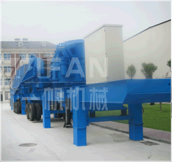 立式沖擊移動破碎站