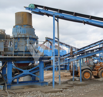 機制砂生產線生產現場